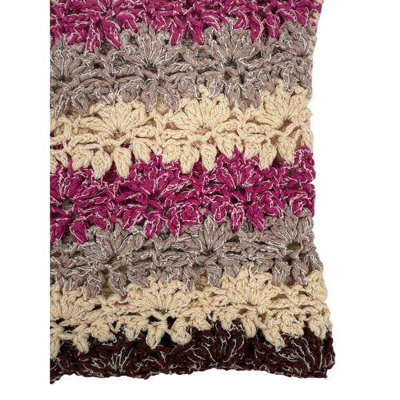 Anthropologie Crochet Neutral Tone Crop Top | Coastal Cowgirl Eclectic Grandpa - Picture 15 of 16